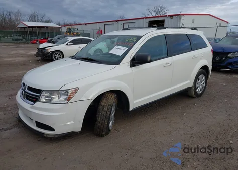2017 Dodge Journey Se from USA, damaged, VIN 3C4PDCAB6HT676603